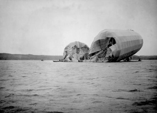 1916-05-03 - Zeppelineren L20 styrtet i Gandsfjroden